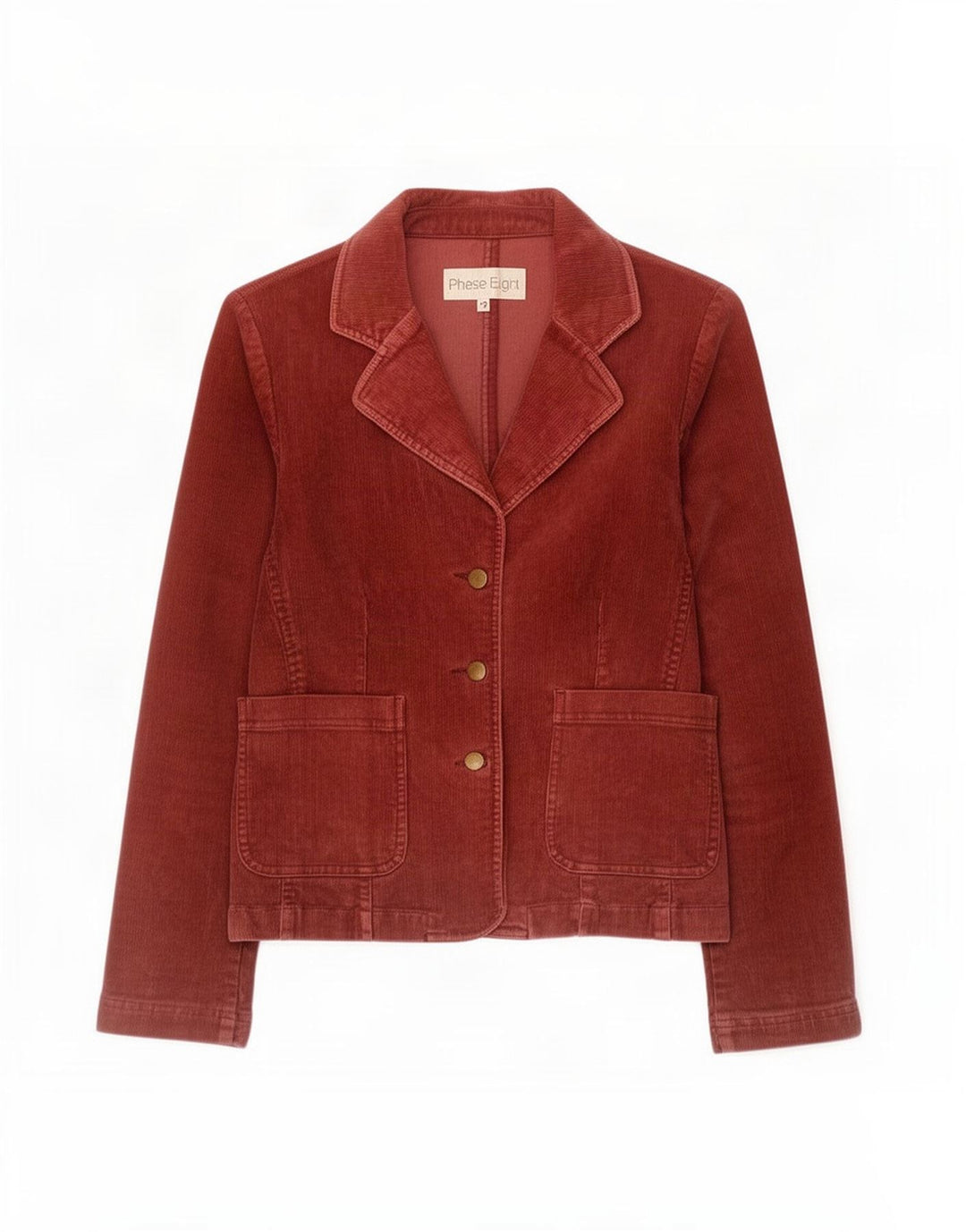 Phase Eight Chaqueta Blazer de Pana con 3 Botones para Mujer UK 40 Medium Borgoña
