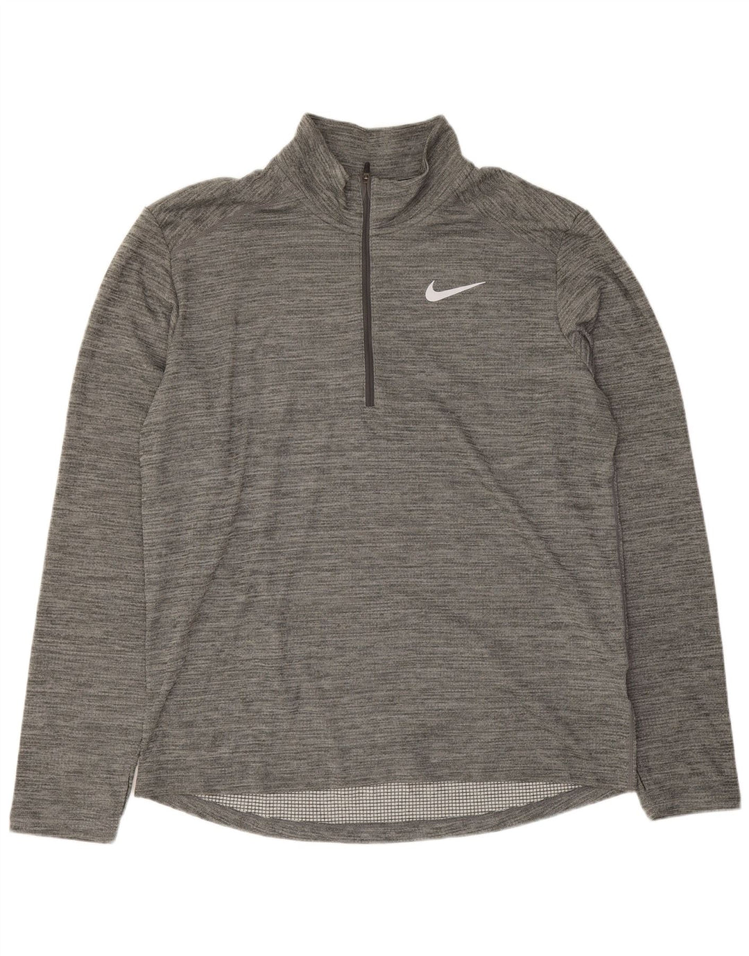 Nike Dri Fit - Chándal con cremallera y cuello para hombre, talla grande, color gris moteado