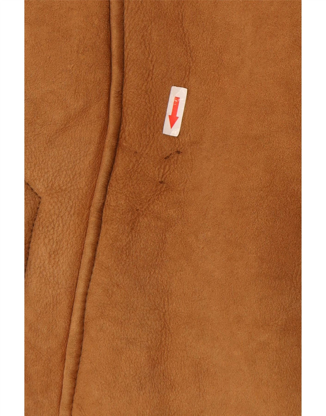 Vintage hombres shearling chaqueta IT 50 marrón grande