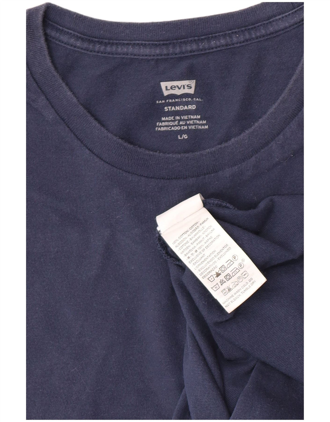 Levi's - Camiseta para hombre, talla grande, algodón azul marino