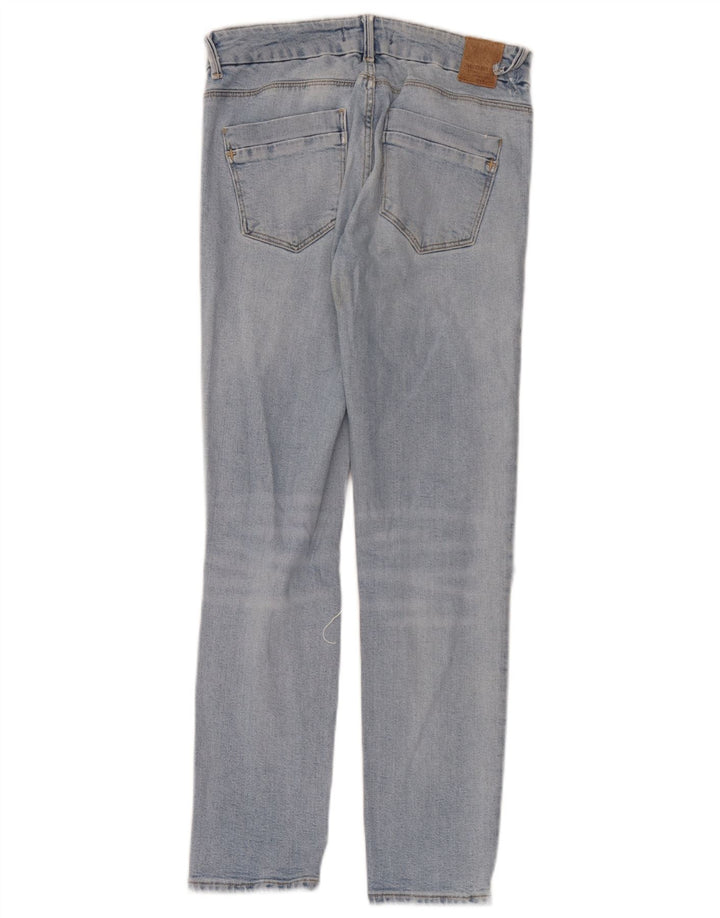 Zara Jeans Slim Desgastados para Mujer EU 38 Small W28 L28 Azul