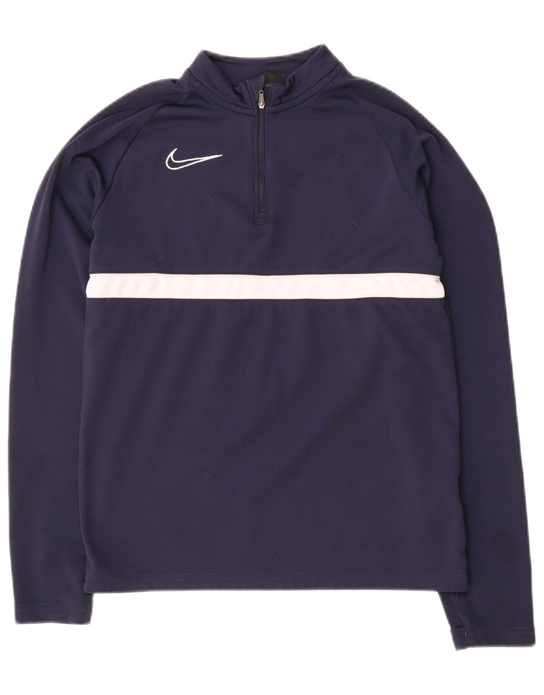 Nike Boys Dri Fit Jersey Chándal Top 12-13 años Grande Azul Marino