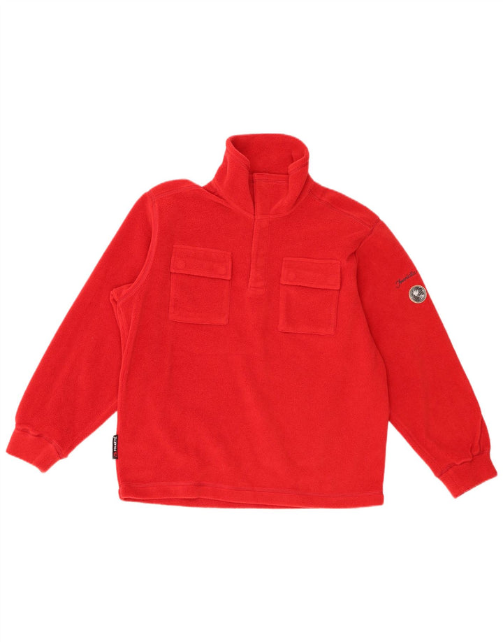 Invicta Hombre Polartec Fleece Jumper Pequeño Rojo Poliéster Deportes