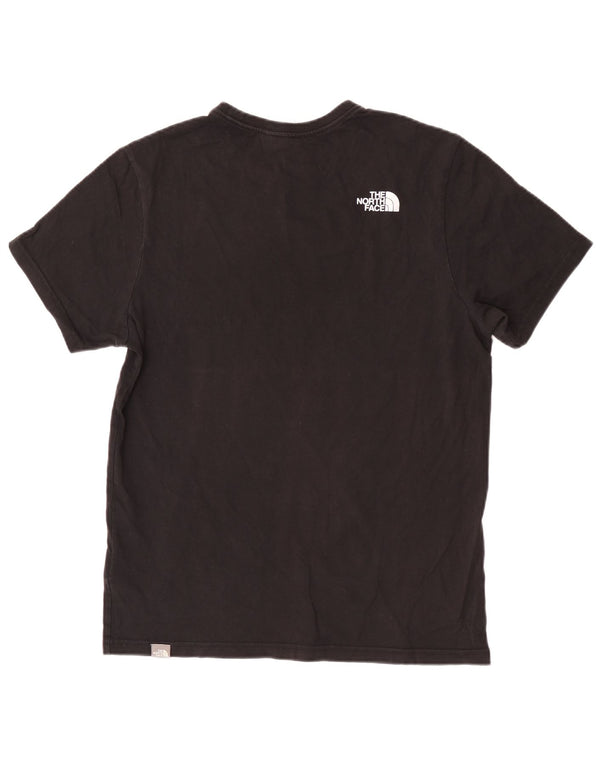 The North Face Camiseta gráfica para hombre Top deportivo de algodón negro mediano