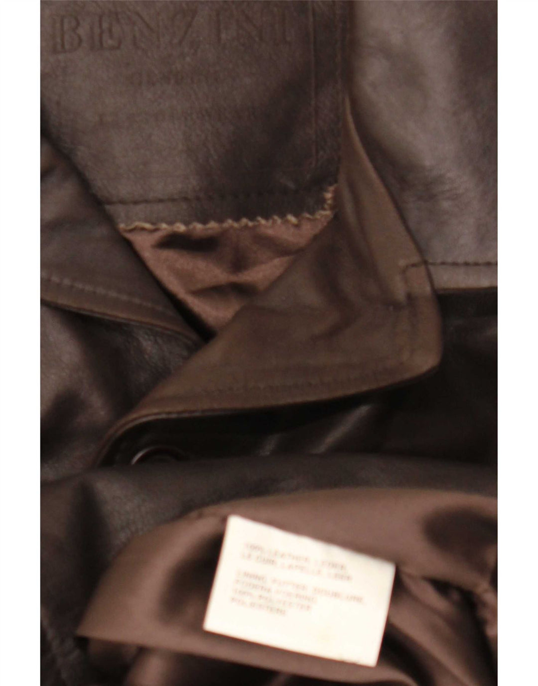 Vintage Mens Leather Jacket UK 42 XL Brown