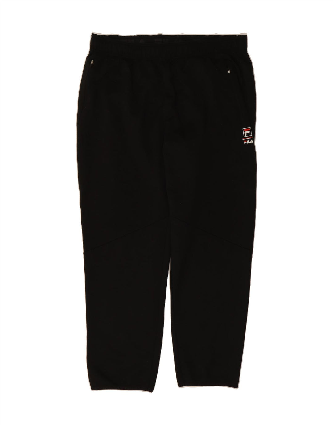 FILA Mens Tracksuit Trousers XL Black Polyester Vintage Fila and Second-Hand Fila from Messina Hembry 