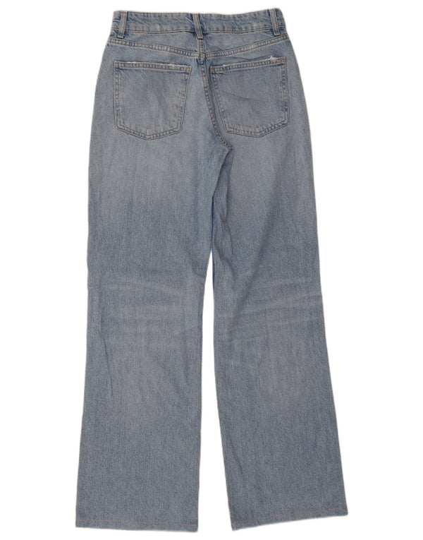 Zara Vaqueros Rectos Mujer EU 34 2XS W24 L31 Algodón Azul