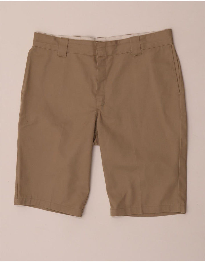 Dickies Pantalones cortos cargo ajustados para hombre W38 XL Poliéster beige