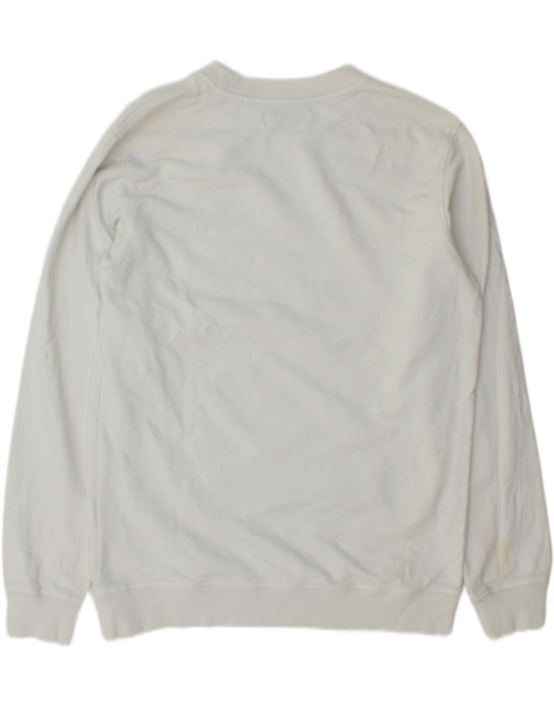 Calvin Klein Jeans Hombre Gráfico Regular Fit Sudadera Jumper Medium Blanco