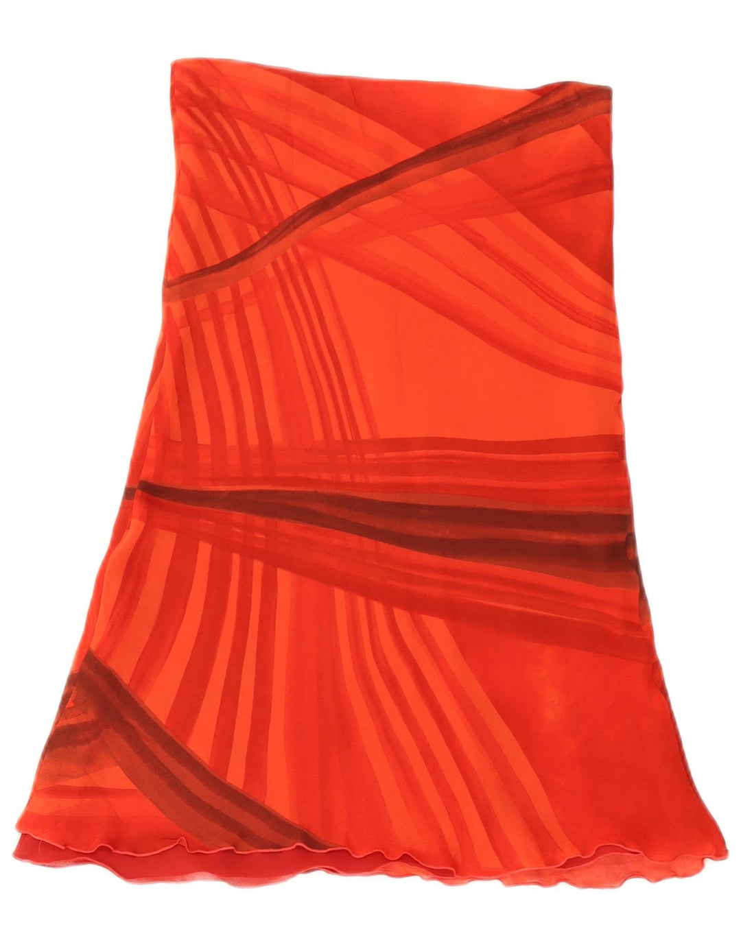 Falda acampanada Dream para mujer UK 8 Small W27 Viscosa a rayas rojas