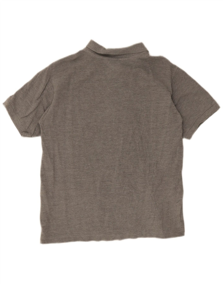 Kappa Polo Hombre Pequeño Algodón Moteado Gris