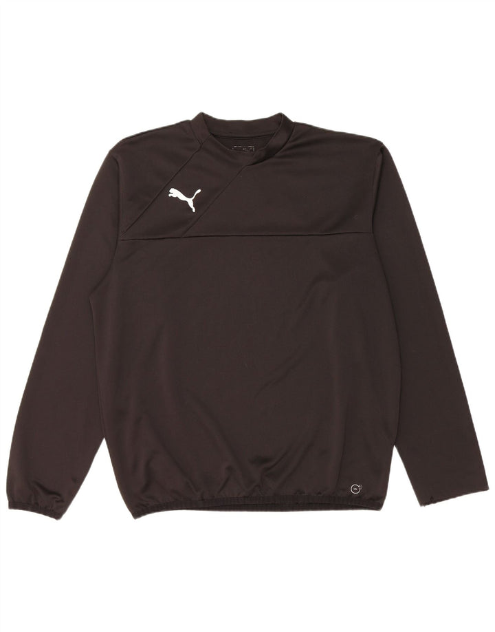 Puma Hombre Top Manga Larga Grande Poliéster Negro
