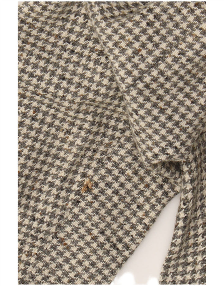 Division Vogue Chaqueta tipo blazer de 2 botones para hombre UK 38 Gris medio Pata de gallo