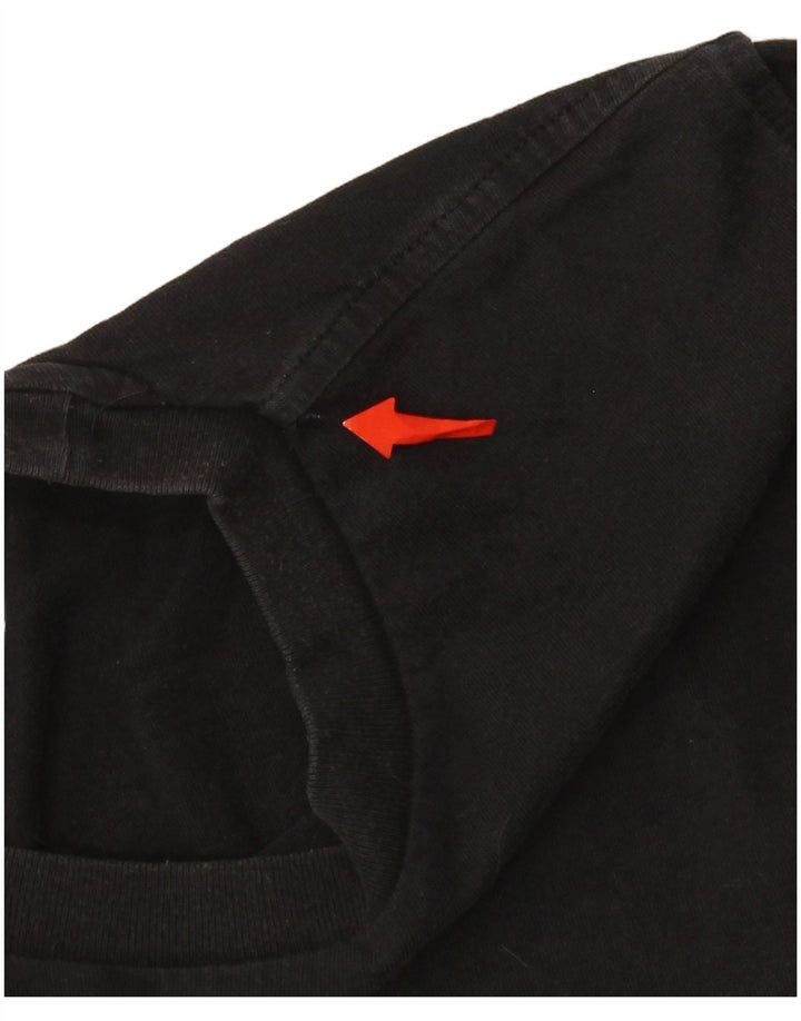 Adidas - Camiseta gráfica para hombre, talla mediana, algodón negro