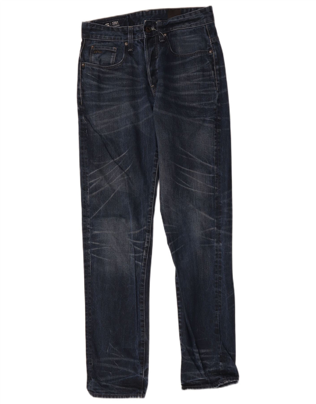 Jeans G-Star Mujer 3301 Tapered W29 L34 Azul Marino