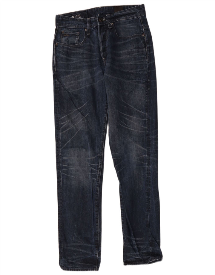 Jeans G-Star Mujer 3301 Tapered W29 L34 Azul Marino