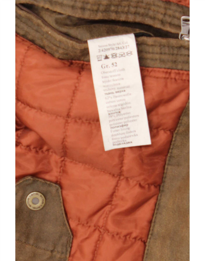 Camel Active Chaqueta Militar Hombre IT 52 XL Algodón Marrón