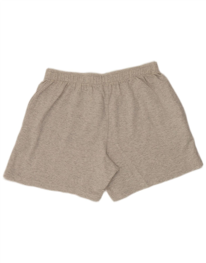 Champion Pantalones cortos deportivos para hombre de algodón moteado gris grande