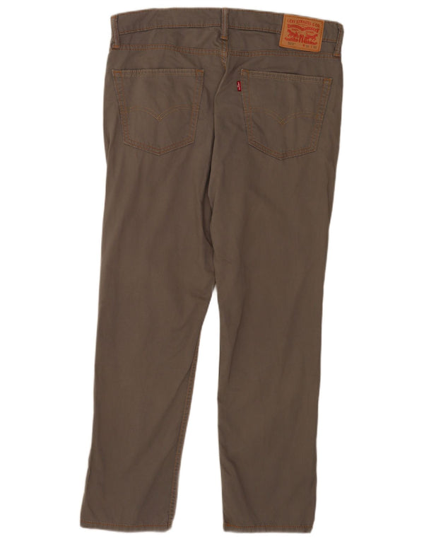 Levi's Mens 511 Slim Fit Pantalones Casuales W36 L30 Algodón Gris