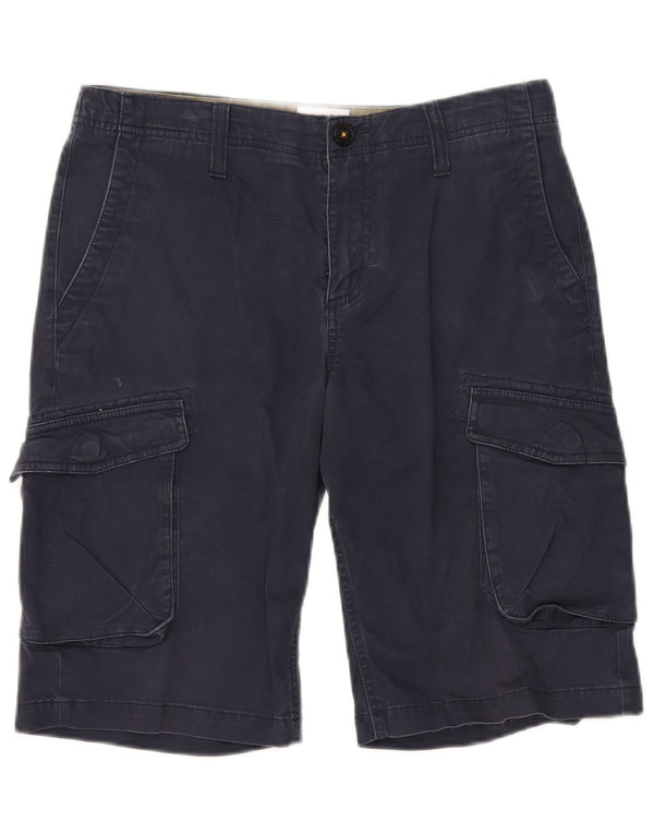 Timberland Shorts Cargo Hombre W30 Medium Azul Marino Algodón