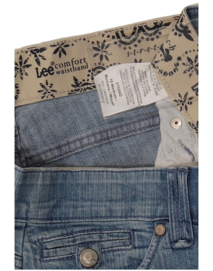 LEE Pantalones cortos de mezclilla para mujer US 10 grande W32 algodón azul