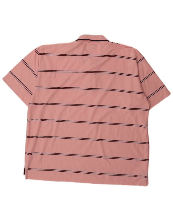 Polo Umbro Hombre 2XL Poliéster A Rayas Rosa