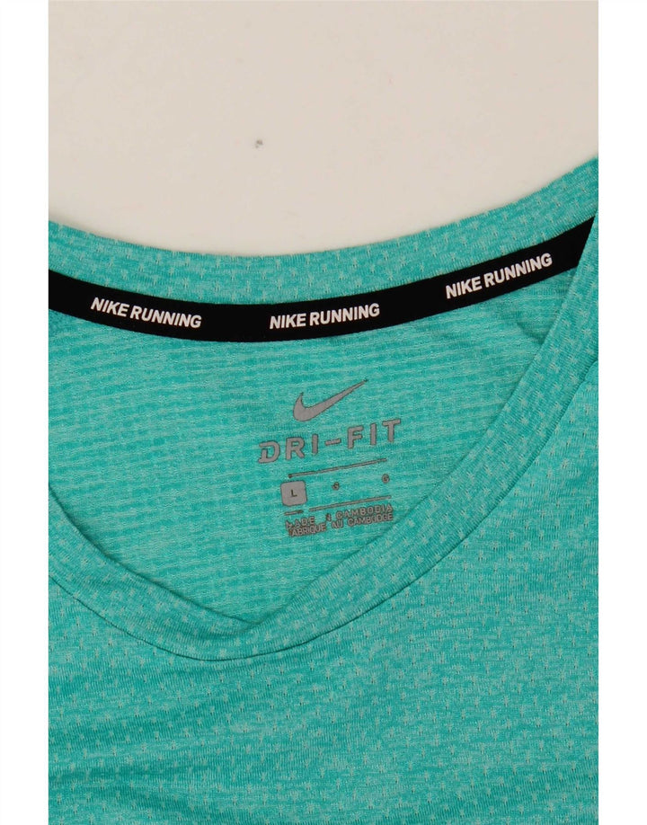 Nike - Camiseta Dri Fit para hombre, talla grande, color turquesa