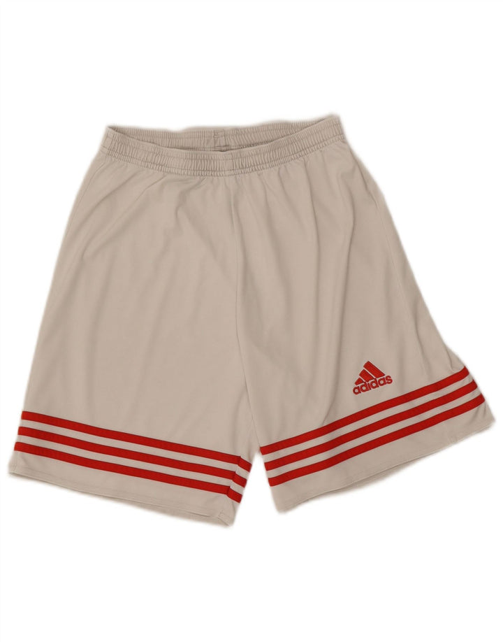 Adidas Mens Climalite Sport Shorts Pequeño Blanco Polietileno
