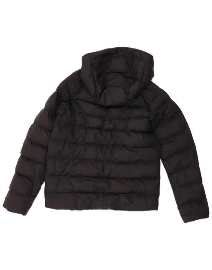Nike Chaqueta acolchada con capucha para niños 12-13 años Grande Poliéster negro