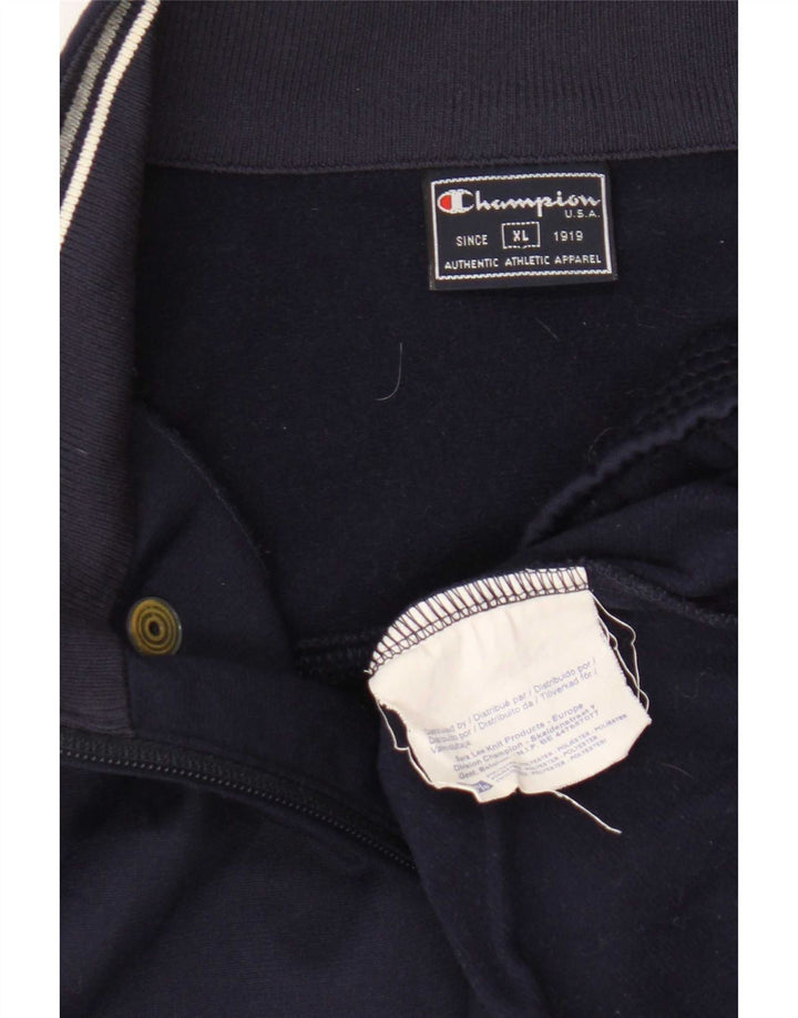 Champion Chaqueta de chándal para hombre XL Poliéster azul marino