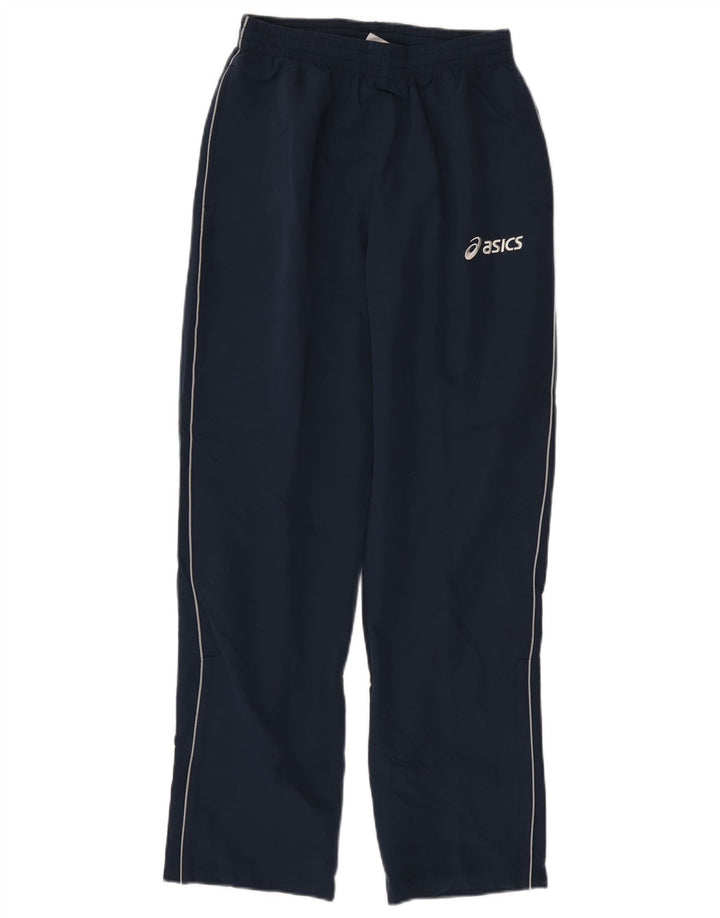 ASICS Pantalón de chándal para hombre pequeño poliéster azul marino