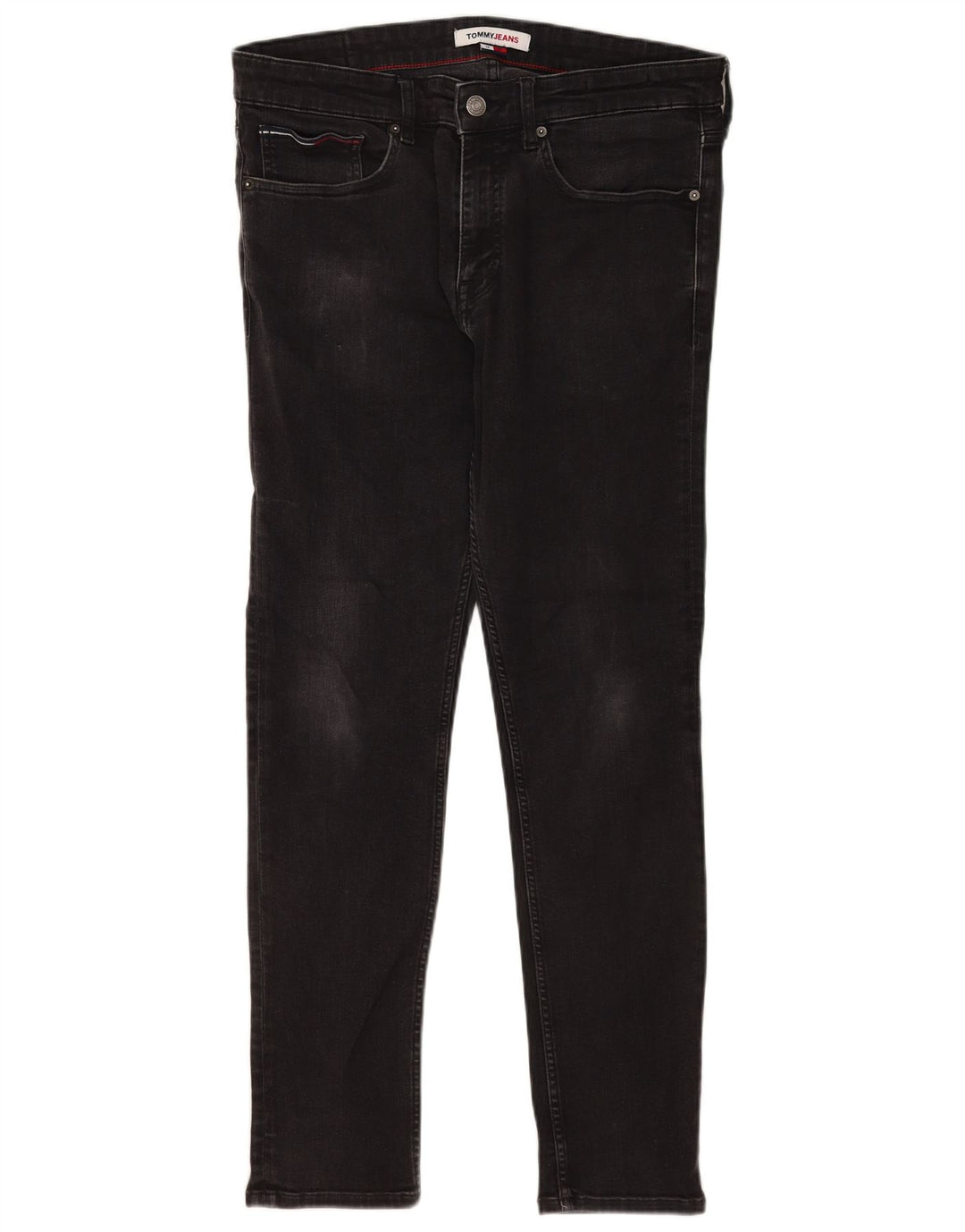Tommy Hilfiger Vaqueros ajustados para hombre W34 L29 Algodón negro