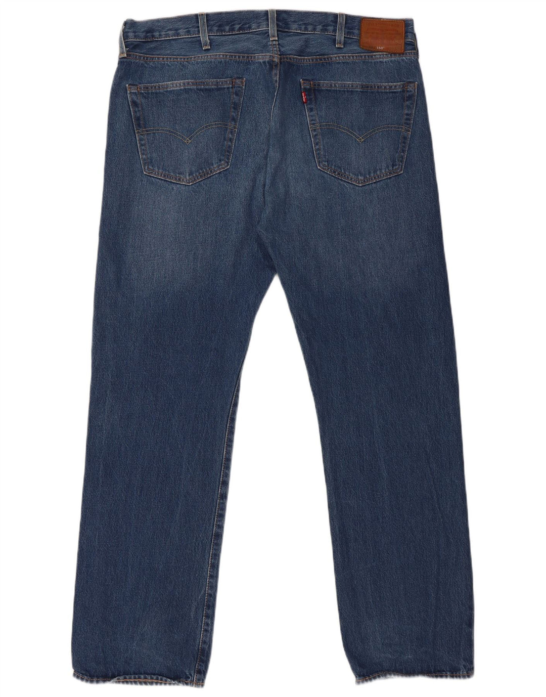 LEVI'S Jeans rectos 501 para hombre W38 L32 Algodón azul