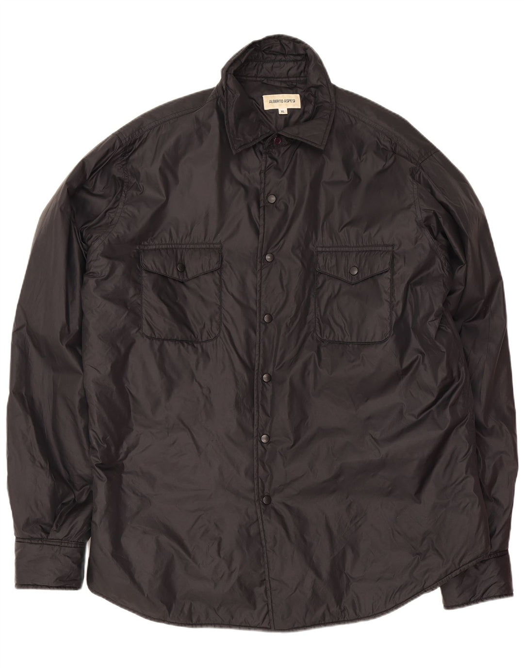 Alberto Aspesi Cazadora Bomber Hombre UK 42 XL Poliamida Negra
