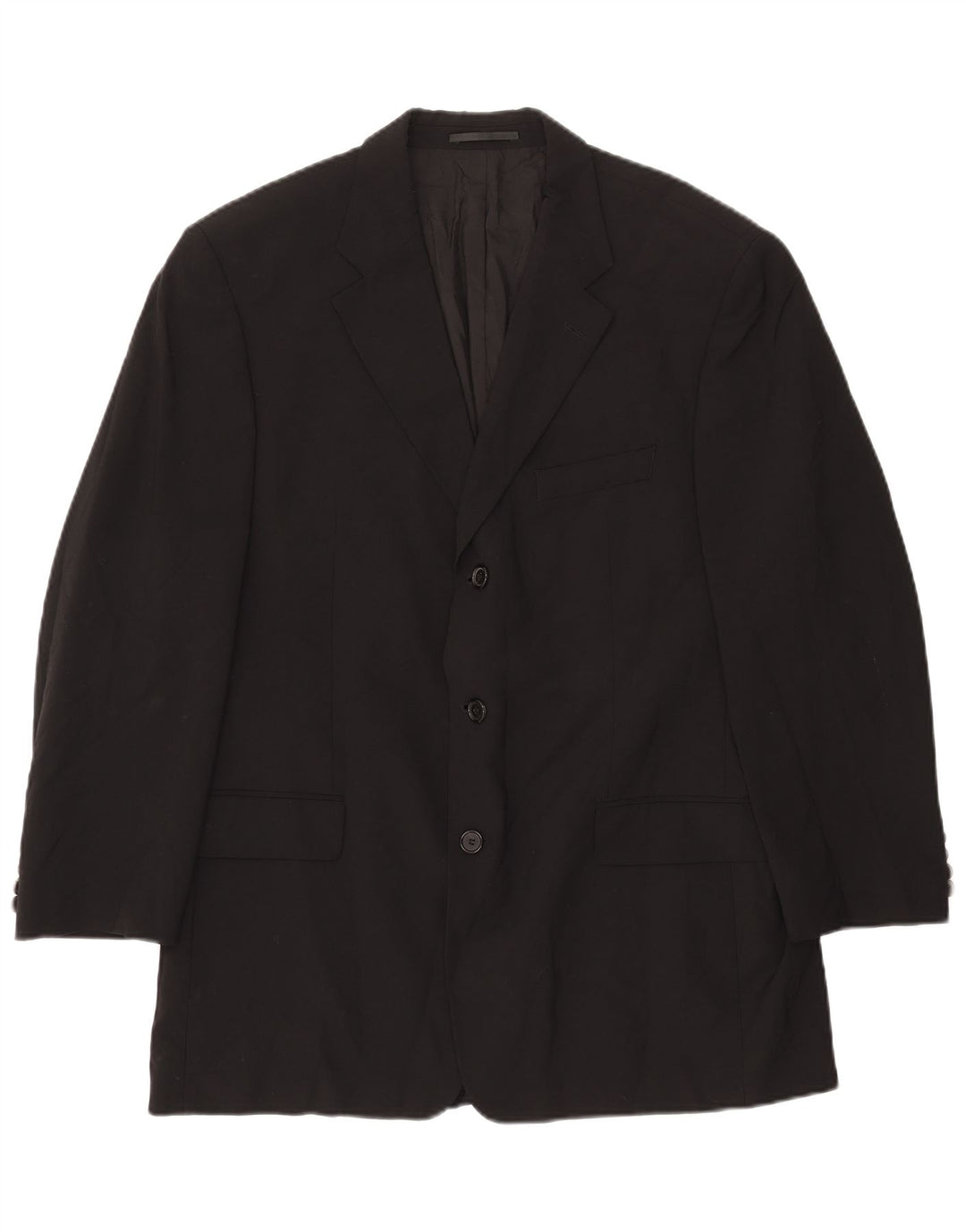 HUGO BOSS Chaqueta tipo blazer de 3 botones para hombre EU 54 2XL Lana negra