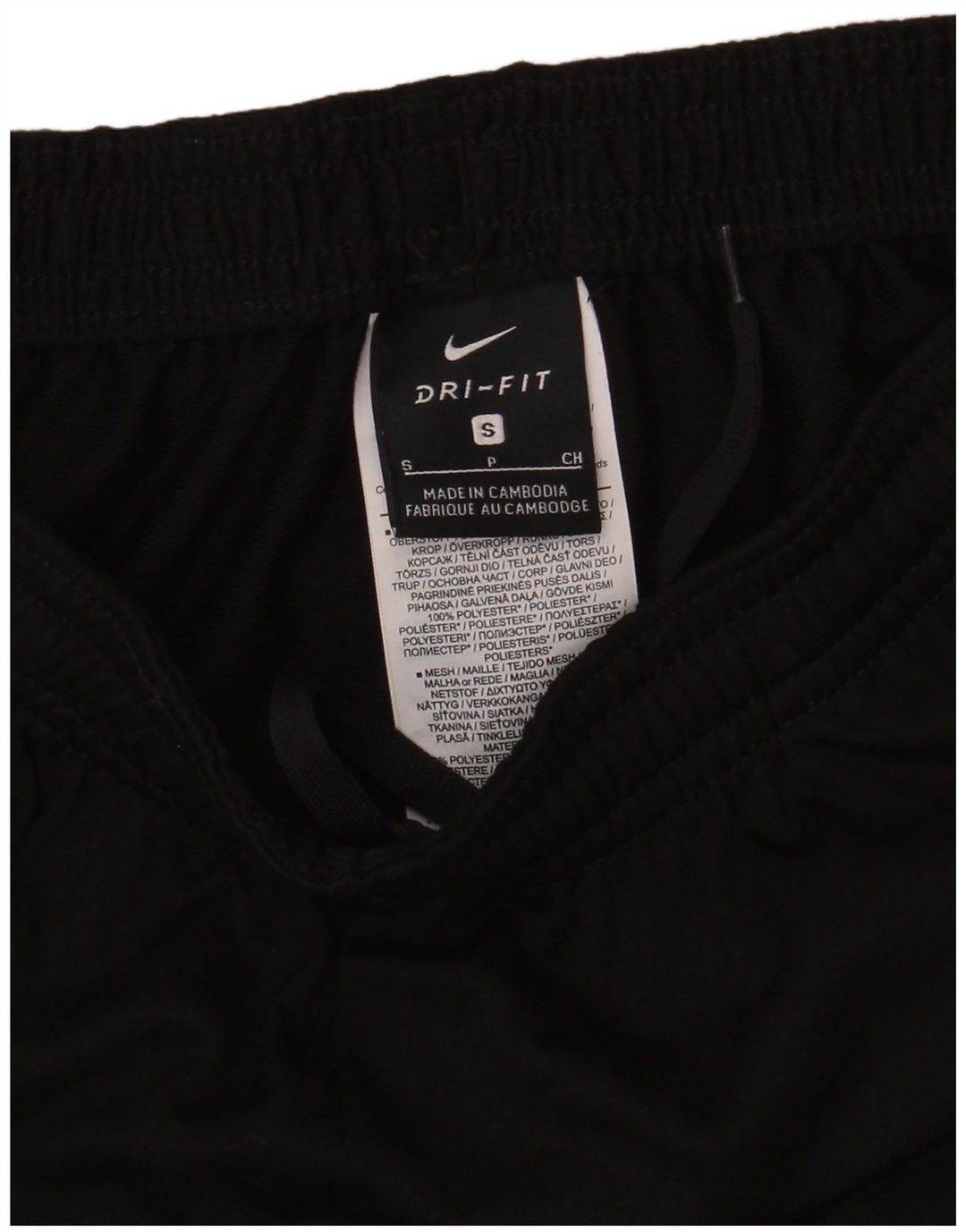 Nike - Pantalones de chándal Dri Fit para hombre (talla pequeña), color negro, poliéster