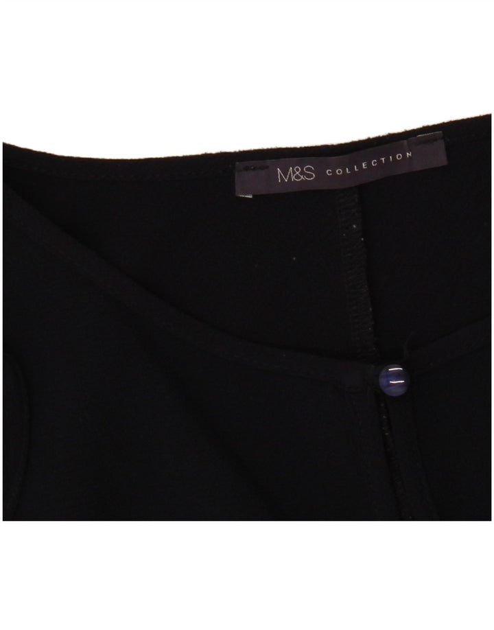 Marks & Spencer Vestido Acampanado para Mujer UK 46 Grande Azul Marino