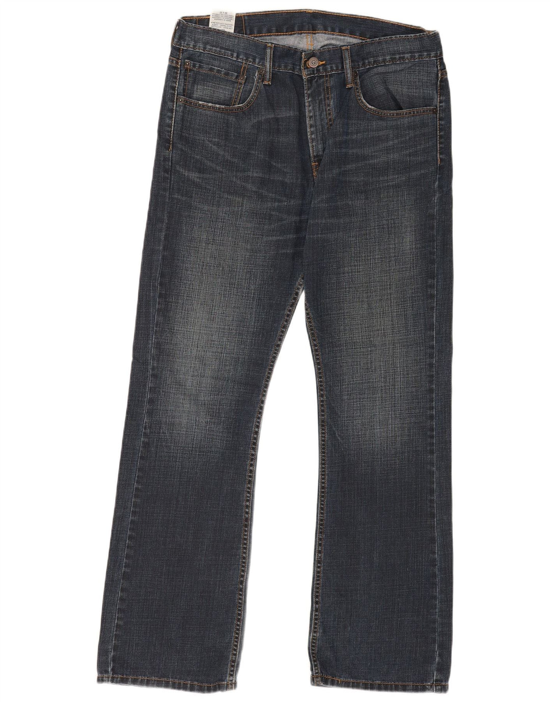 Levi's Hombre 527 Bootcut Jeans W34 L32 Algodón Azul Marino