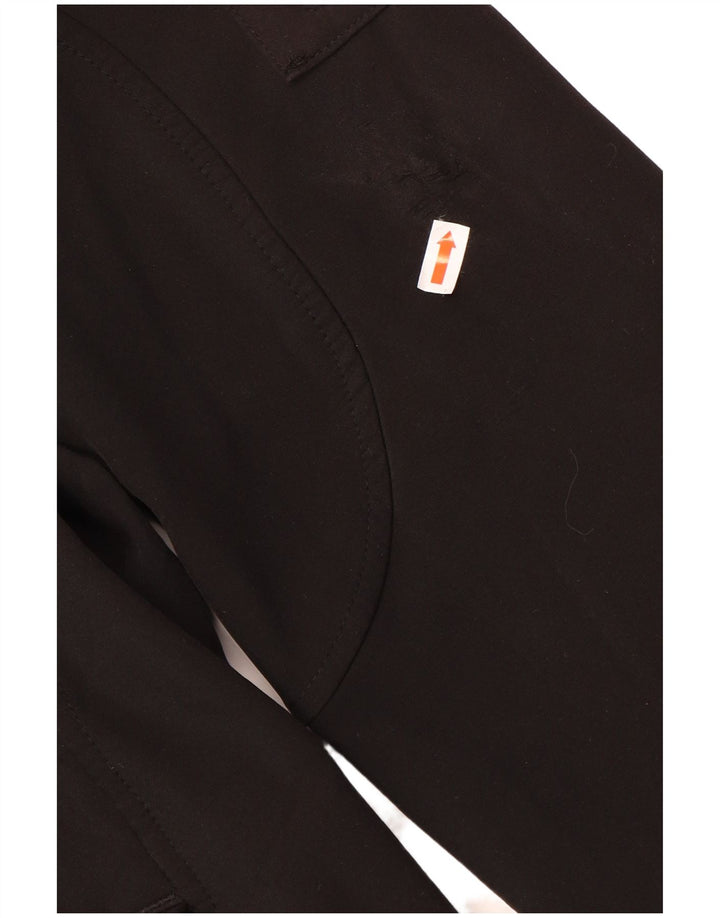 O'Neill Chaqueta cortavientos con capucha para hombre UK 36 Small Poliéster negro