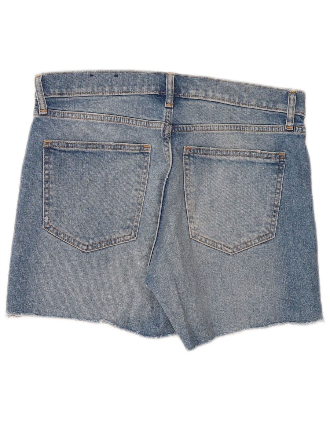 Shorts De Mezclilla De Talle Medio Para Mujer Gap W26 Algodón Azul Pequeño