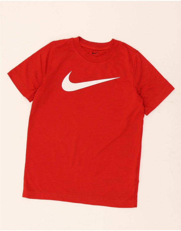 Nike Camiseta Dri Fit Graphic para niños 10-11 años Mediano Rojo Poliéster