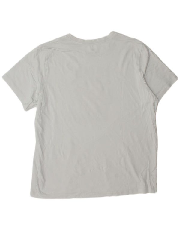 Nike Camiseta gráfica para hombre Top XL Blanco Algodón