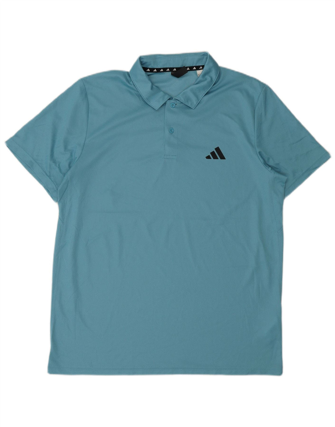 Adidas Hombre Aeroready Polo Azul Medio Poliéster