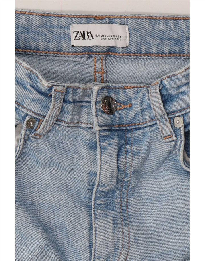 Zara Jeans Bootcut para Mujer EU 38 Small W28 L25 Azul