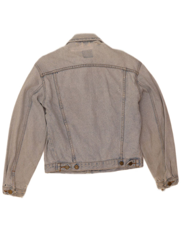 Lee Chaqueta Vaquera para Mujer UK 44 Azul Medio