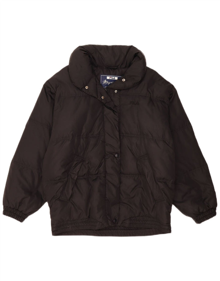 Fila Mujer Magic Line Chaqueta Acolchada Extragrande IT 44 Mediana Poliamida Negra