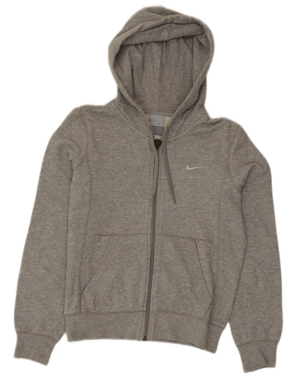 Nike Sudadera con capucha y cremallera extragrande para mujer UK 6/8 XS Gris