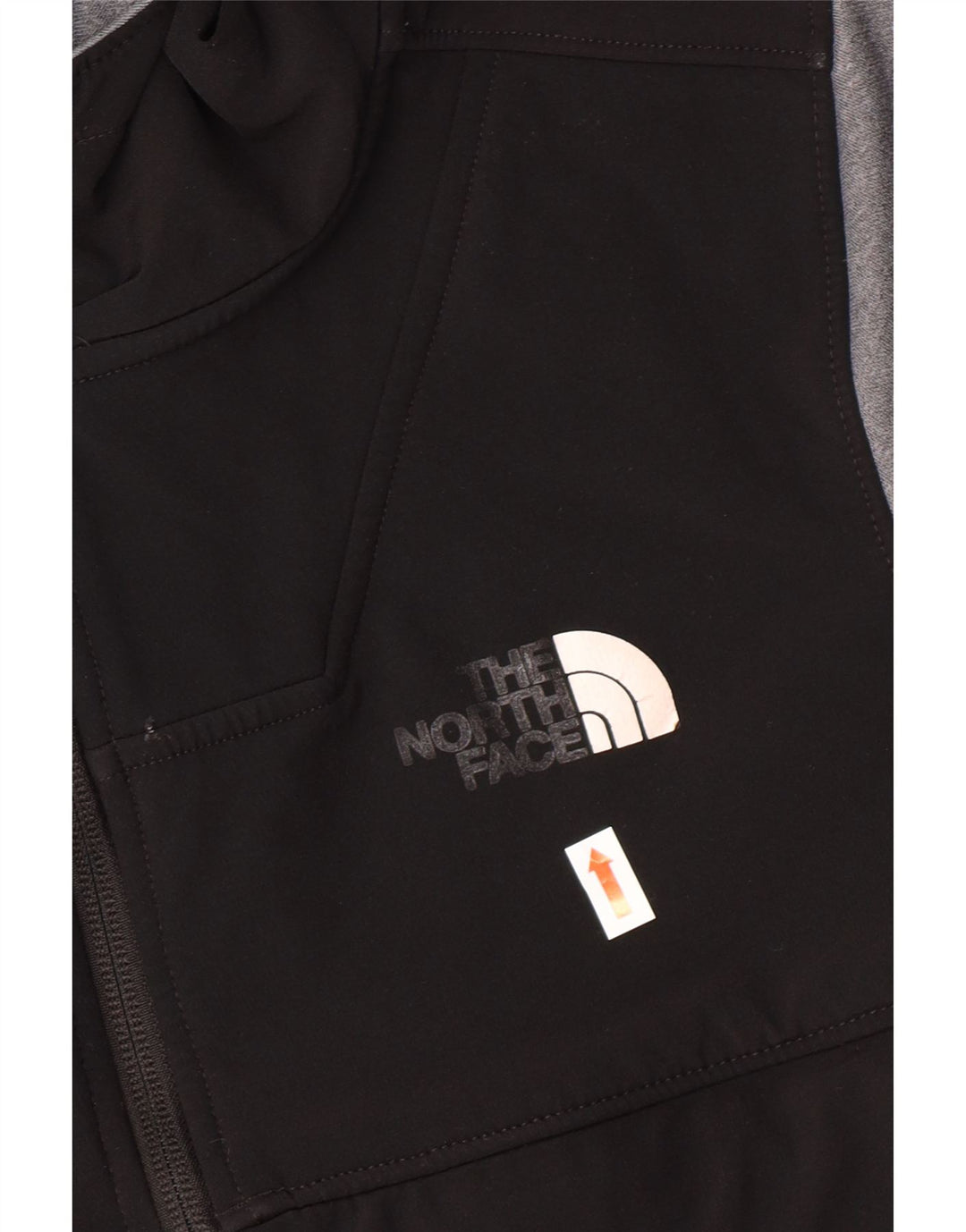 THE NORTH FACE Jersey con capucha y cuello con cremallera para niños 14-15 años XL Gris Colorblock