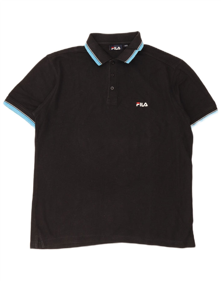 Polo Fila Hombre IT 50 Medium Negro Algodón