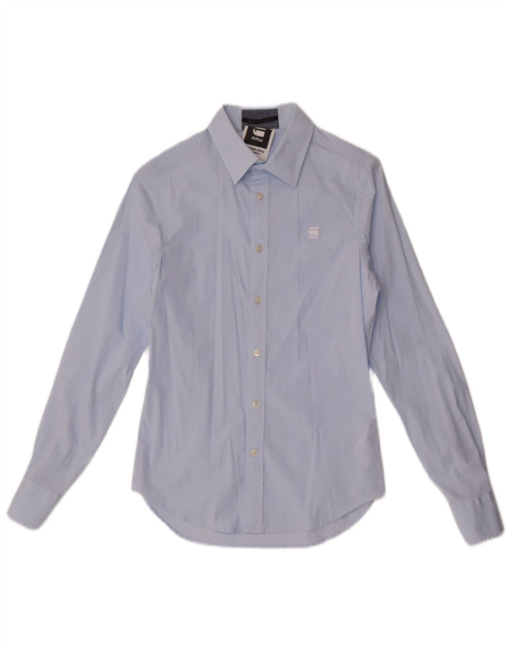 Camisa G-Star Hombre Pequeña Algodón Azul